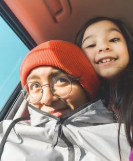 Nathan with his sister Allyson Juliette